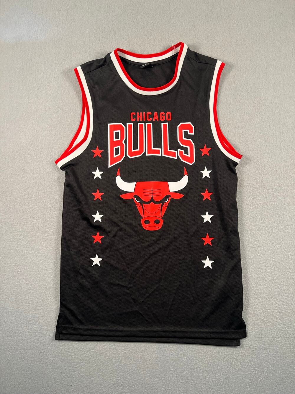 Chicago Bulls NBA Ultra Game Black Basketball Jersey #66 Size Small